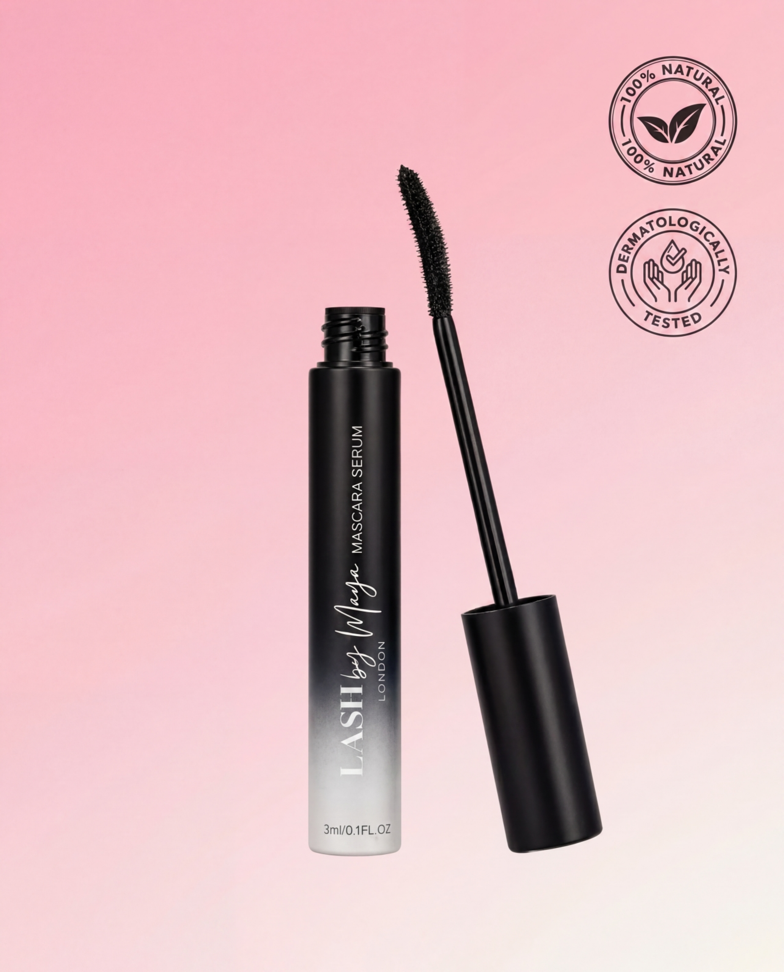 MASCARA INCURVÉ AVEC SÉRUM DE CROISSANCE INFUSÉ