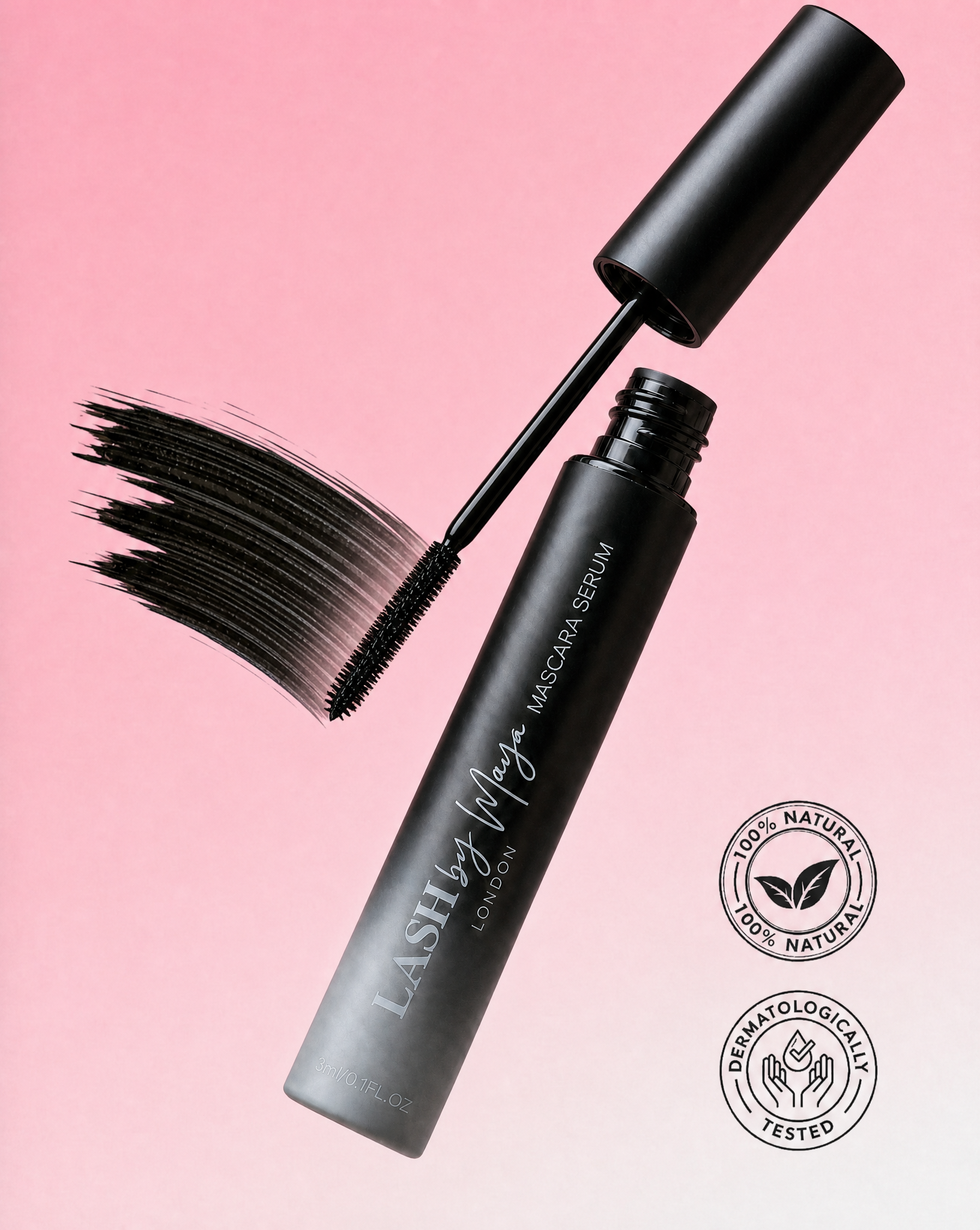MASCARA INCURVÉ AVEC SÉRUM DE CROISSANCE INFUSÉ